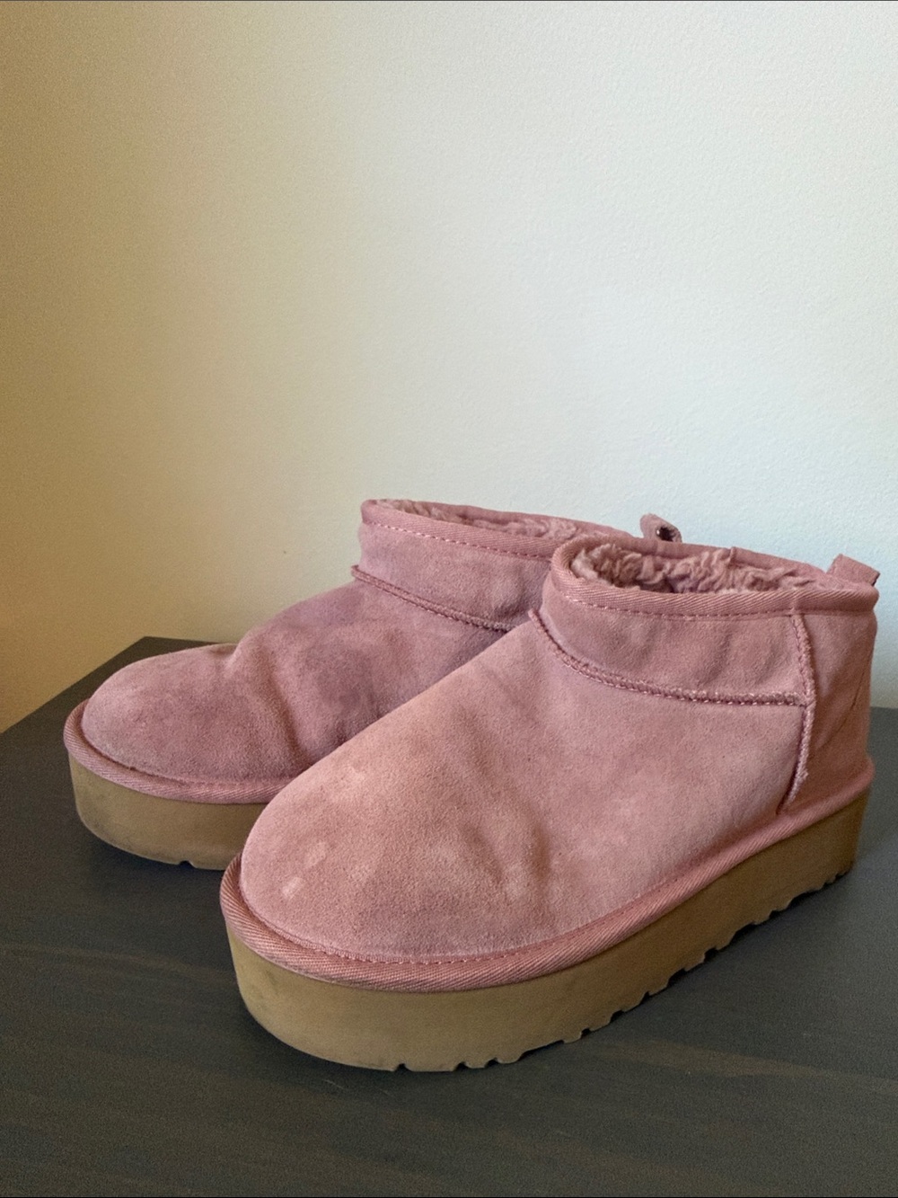 UGG Classic Ultra Mini Platform Boots -Taffy Pink